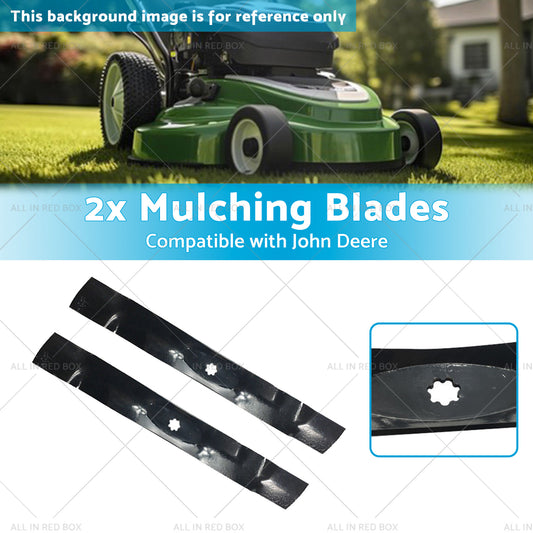 AM141033 GX22151 2x 42 inch  Mulching Blades Suitable for John Deere LA115 LA120 D100