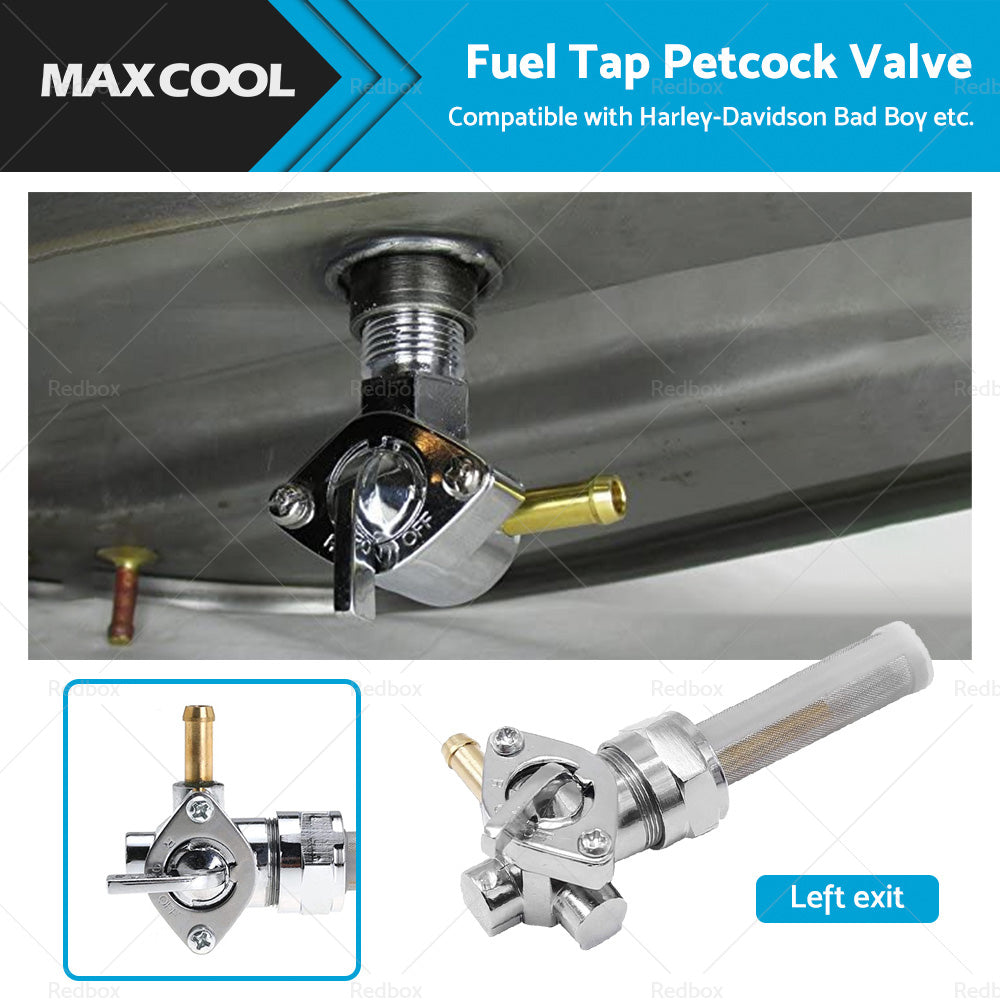 {{ 22mm Fuel Tap Petcock Valve Left Outlet Suitable For Bad Boy Blackline }} - Buy Car Parts Online at {{ Kaka Auto Parts }}.