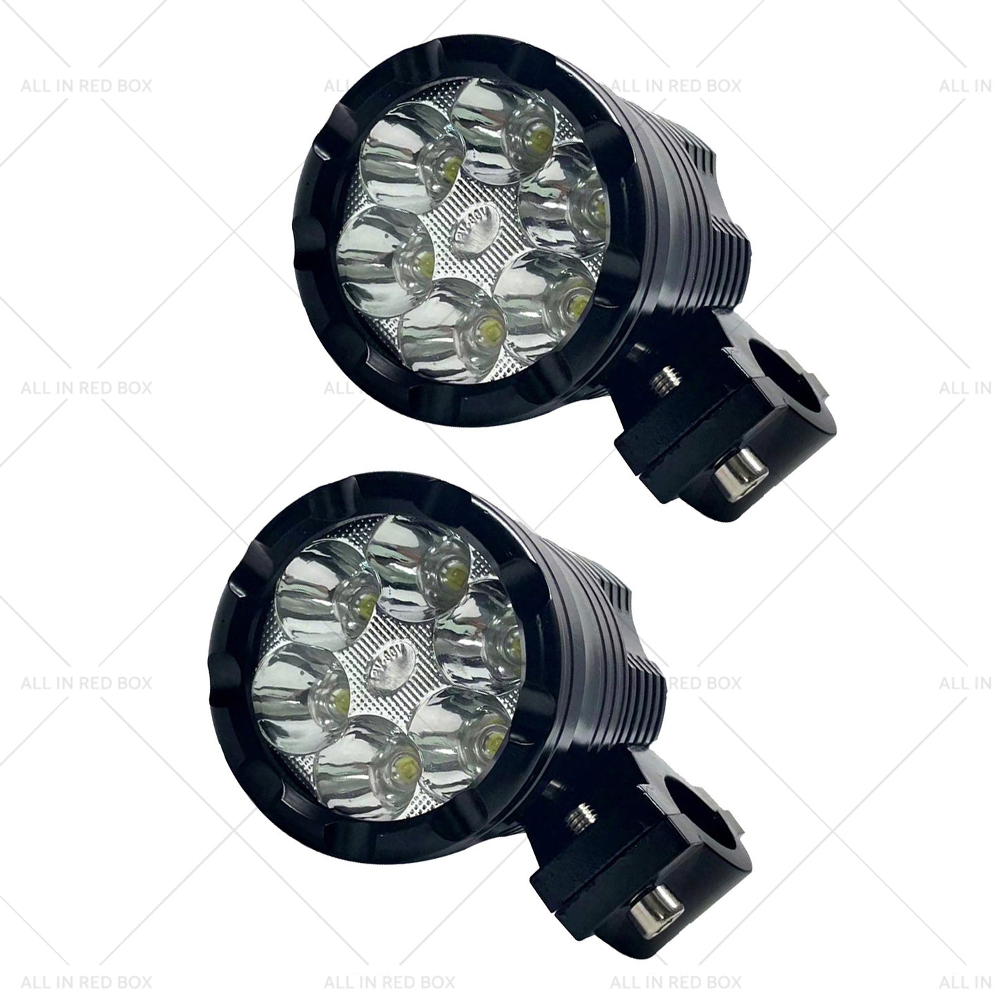 {{ 2x LED Headlight Lights Motorcycle Waterproof Driving Fog Spotlight Lamp }} - Buy Car Parts Online at {{ Kaka Auto Parts }}.