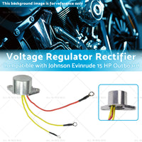 {{ Voltage Regulator Rectifier 3 Wire Suitable for Johnson Evinrude 15 HP Outboard }} - Buy Car Parts Online at {{ Kaka Auto Parts }}.