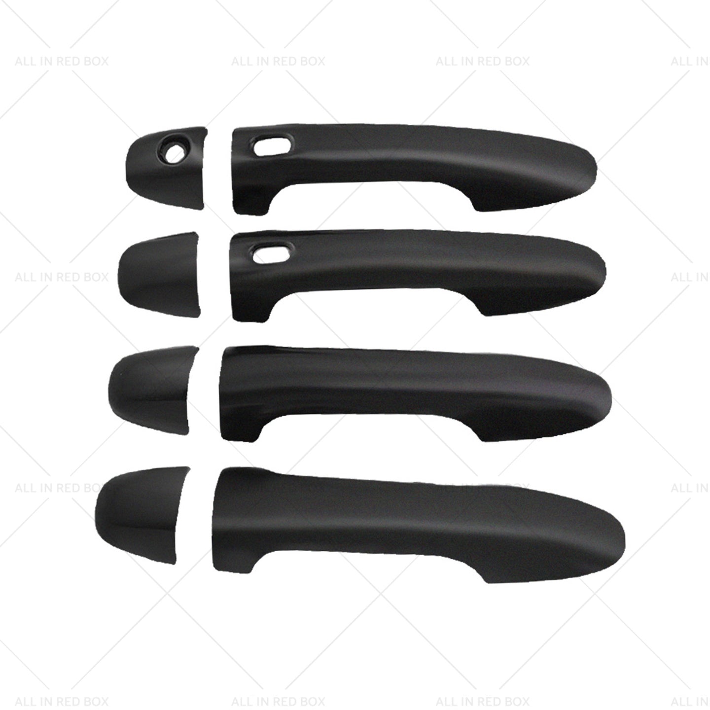 {{ Black Mirror Covers  Door Handles Kit Suitable for Toyota Hilux 2015 - 2023 }} - Buy Car Parts Online at {{ Kaka Auto Parts }}.