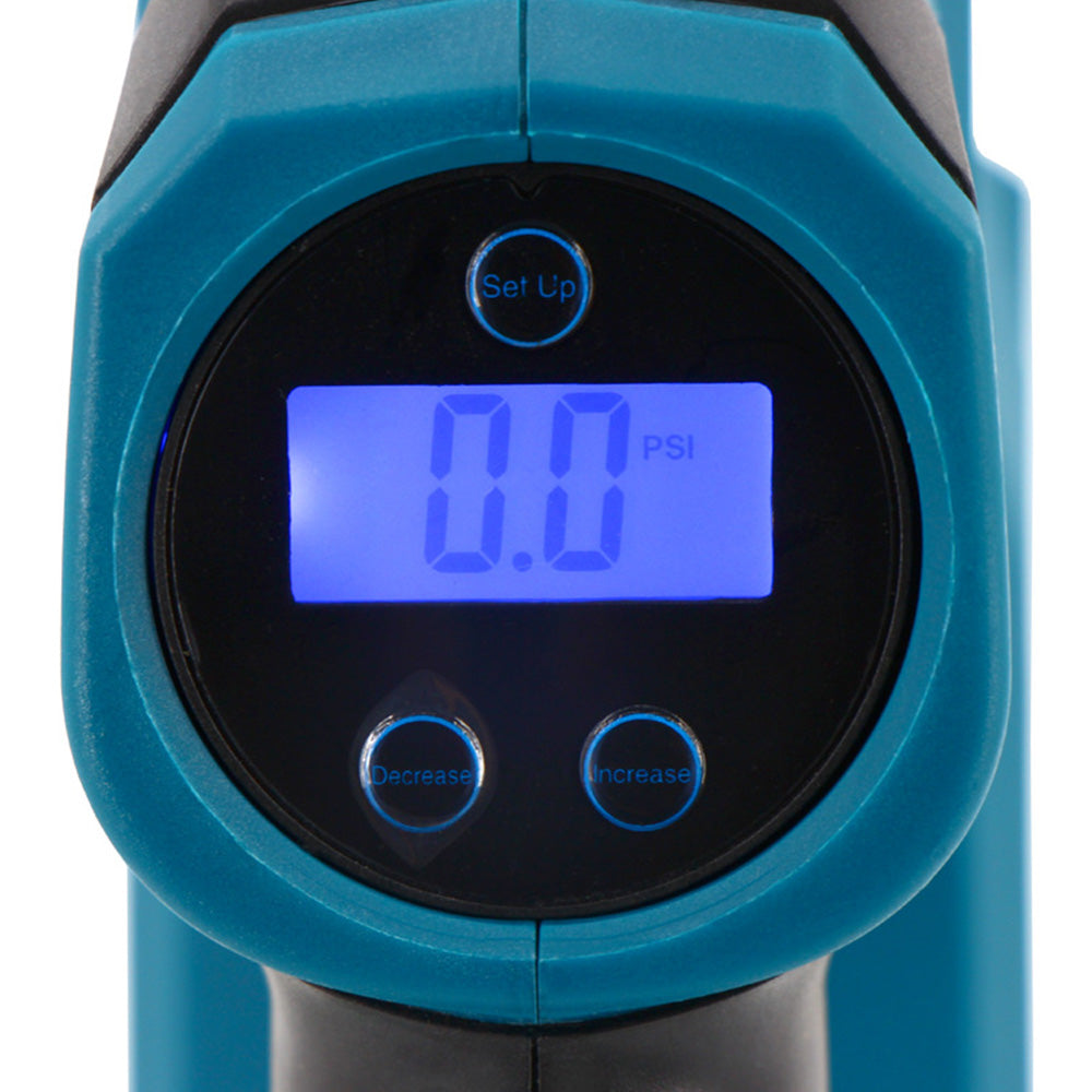 {{ Cordless Digital Tyre LED Inflator Pump Tool Suitable For Makita 18V Battery }} - Buy Car Parts Online at {{ Kaka Auto Parts }}.