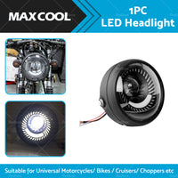 {{ Motorcycle 6. 5inch LED Headlight DRL Hi Lo Running Light Suitable For Cafe Racer }} - Buy Car Parts Online at {{ Kaka Auto Parts }}.