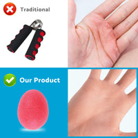 Hand Therapy Stress Relief Exercise Balls Set 4x Suitable For Hand Grip Strengthening and Finger Rehabilitation