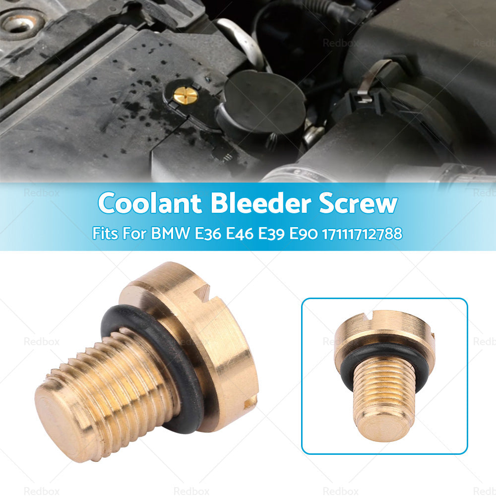 {{ Vent Screw Brass Radiator Coolant Bleed Screw ForBMW E36 E46 E39 E90 17111712788 }} - Buy Car Parts Online at {{ Kaka Auto Parts }}.