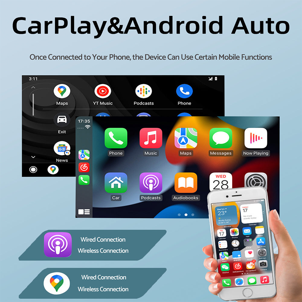 Android 15 Car Stereo 2+64GB Suitable for Fiat 500 2007¡§C2015 CarPlay GPS WIFI
