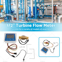 {{ Digital LED Turbine Gauge Kerosene Fuel Water Flow Meter Sensor Meter 1 or 2'' }} - Buy Car Parts Online at {{ Kaka Auto Parts }}.