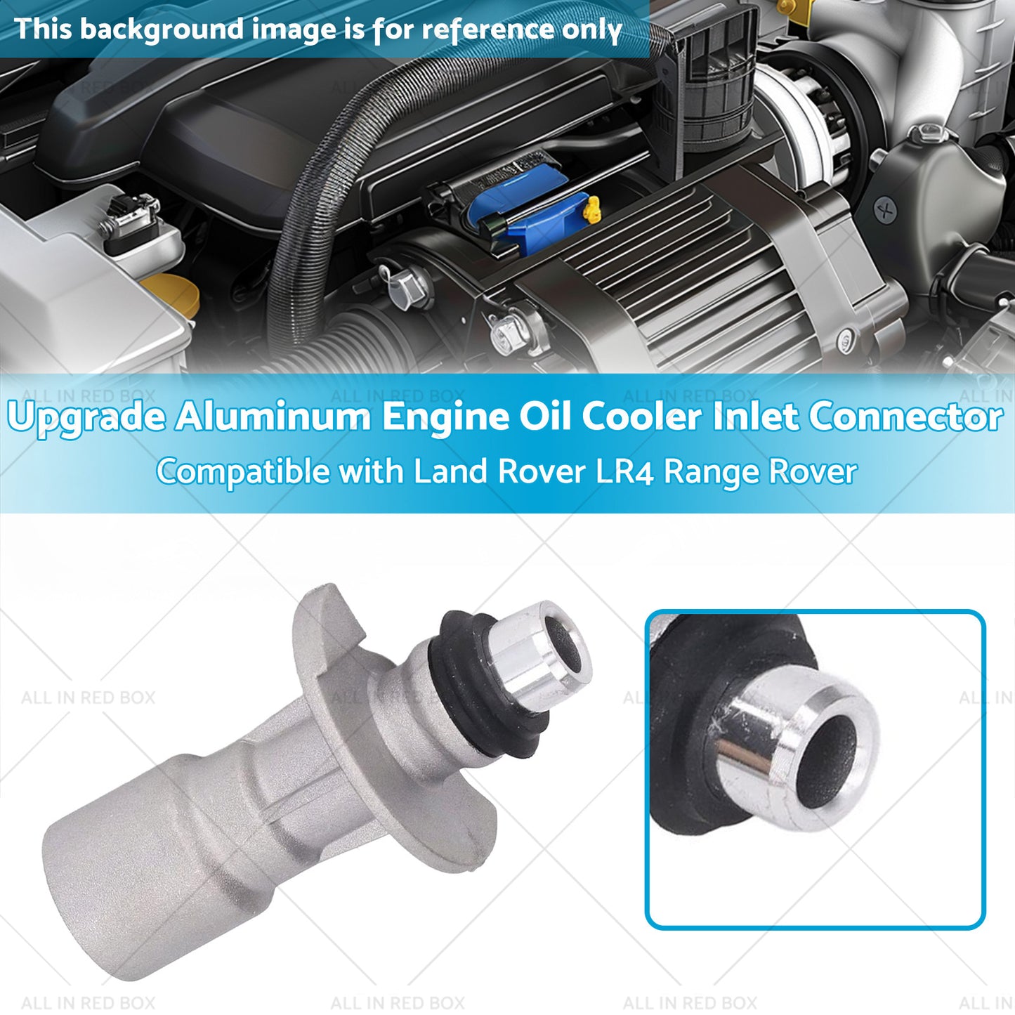 {{ Aluminum Engine Oil Cooler Pipe Suitable for Land Rover LR4 Range Rover Sport }} - Buy Car Parts Online at {{ Kaka Auto Parts }}.