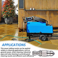 {{ Stainless Steel Sewer Jetter Nozzle For Pressure Washer w or 1 or 4''Connect for Drain }} - Buy Car Parts Online at {{ Kaka Auto Parts }}.