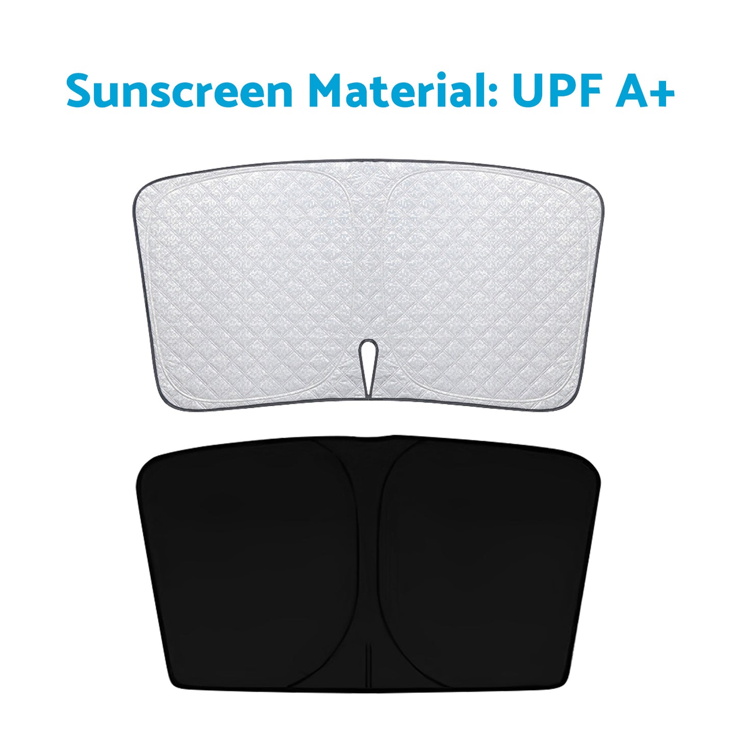 {{ 6 Layer WindScreen Sun Shade Suitable for Tesla Model Y 2020-2024 UV Protection }} - Buy Car Parts Online at {{ Kaka Auto Parts }}.