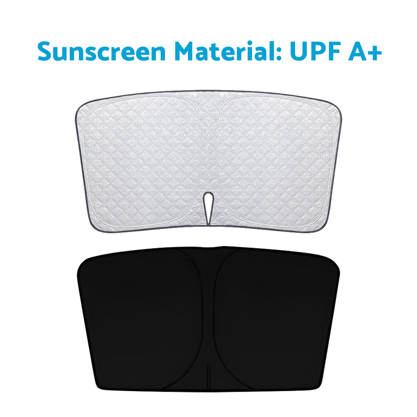 {{ 6 Layer WindScreen Sun Shade Suitable for Tesla Model Y 2020-2024 UV Protection }} - Buy Car Parts Online at {{ Kaka Auto Parts }}.