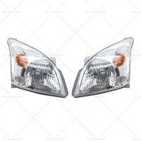 {{ Chrome Pair Headlights Suitable for Toyota Landcruiser Prado 120 Series 02-09 }} - Buy Car Parts Online at {{ Kaka Auto Parts }}.