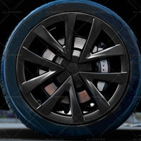{{ 4PCS Matt Black Wheel Cover Hub Caps Rim Hubcap Suitable for Tesla Model 3 }} - Buy Car Parts Online at {{ Kaka Auto Parts }}.