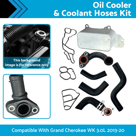 Oil Cooler & Coolant Hose Set Suitable For Jeep Grand Cherokee 3.0L Eco Diesel