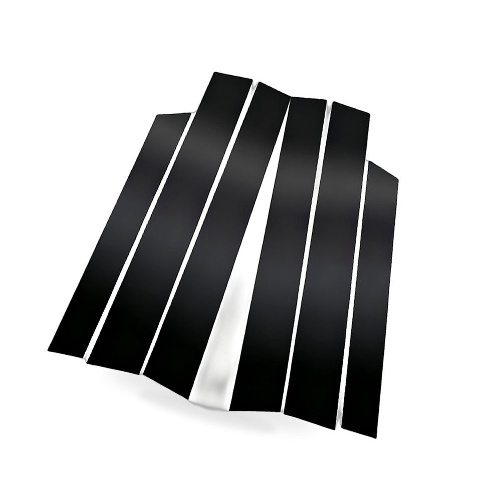6x Black Window Trim Covers Suitable For Honda CR-V 2.4L 2007-2011