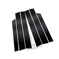 6x Black Window Trim Covers Suitable For Honda CR-V 2.4L 2007-2011