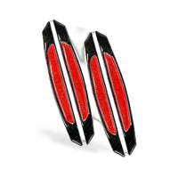 Reflective Carbon Fiber Car Door Edge Guard Bump Protector Sticker Suitable For Universal Use