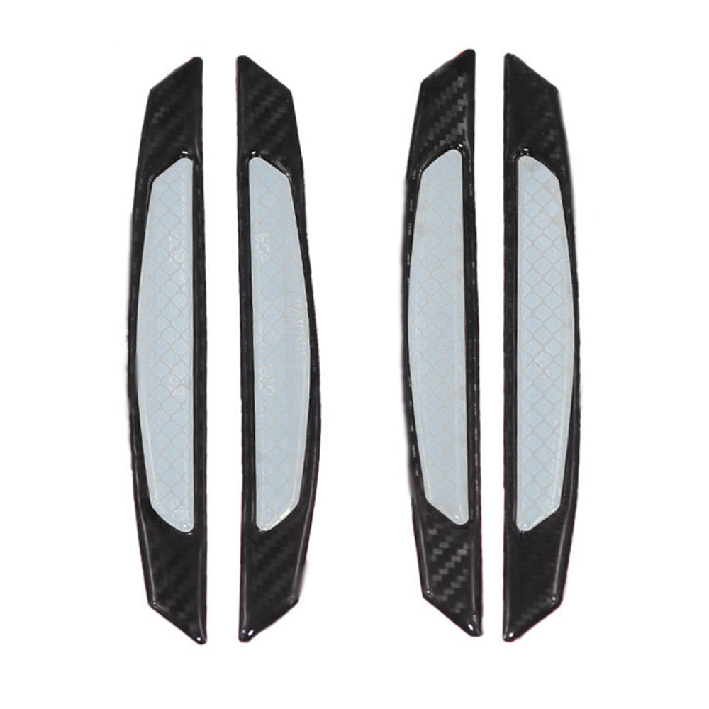 Reflective Carbon Fiber Car Door Edge Guard Bump Protector Sticker Suitable For Universal Use