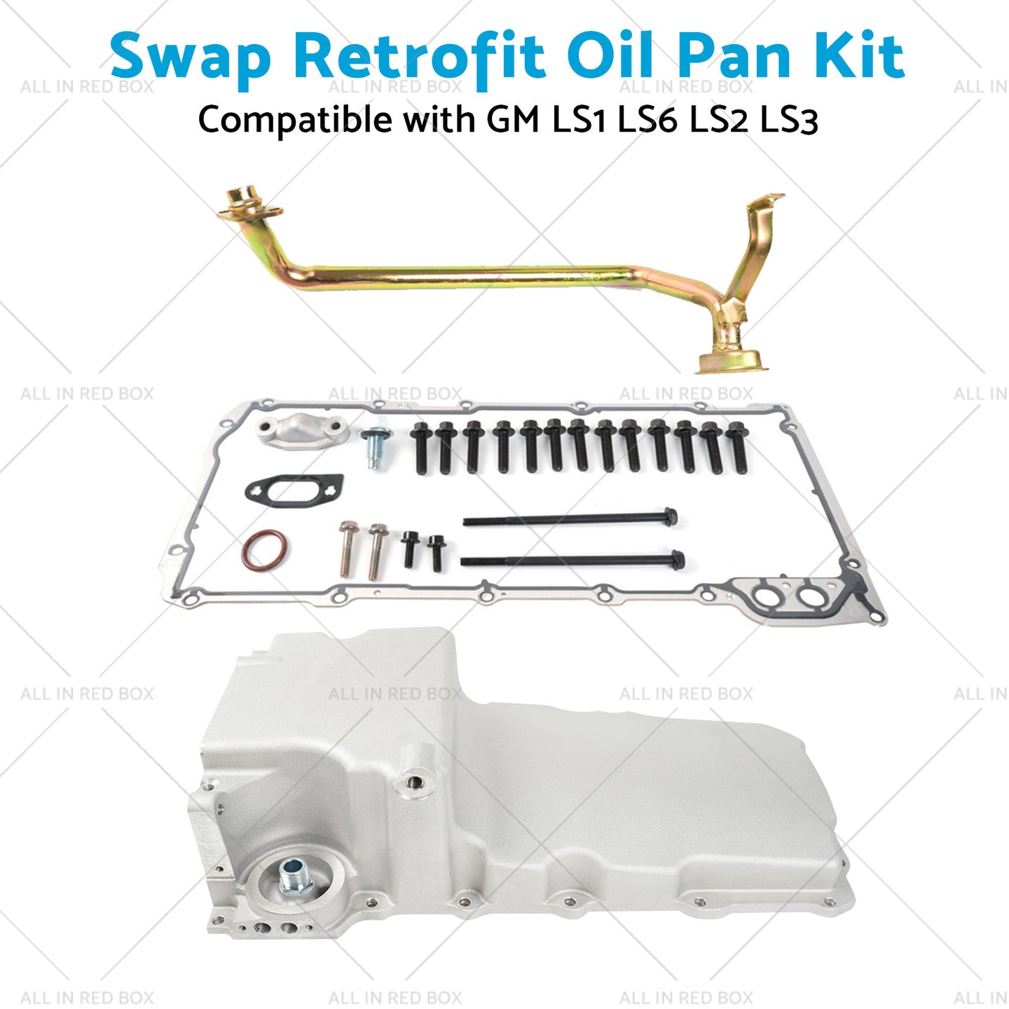 {{ Swap Retrofit Oil Pan Kit Suitable for GM LS1 LS6 LS2 LS3 302-1 1955-1987 }} - Buy Car Parts Online at {{ Kaka Auto Parts }}.