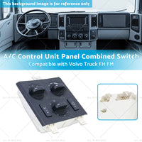 {{ 21272395 21318123 A or C Control Unit Panel Combined Switch Suitable for Truck FM }} - Buy Car Parts Online at {{ Kaka Auto Parts }}.
