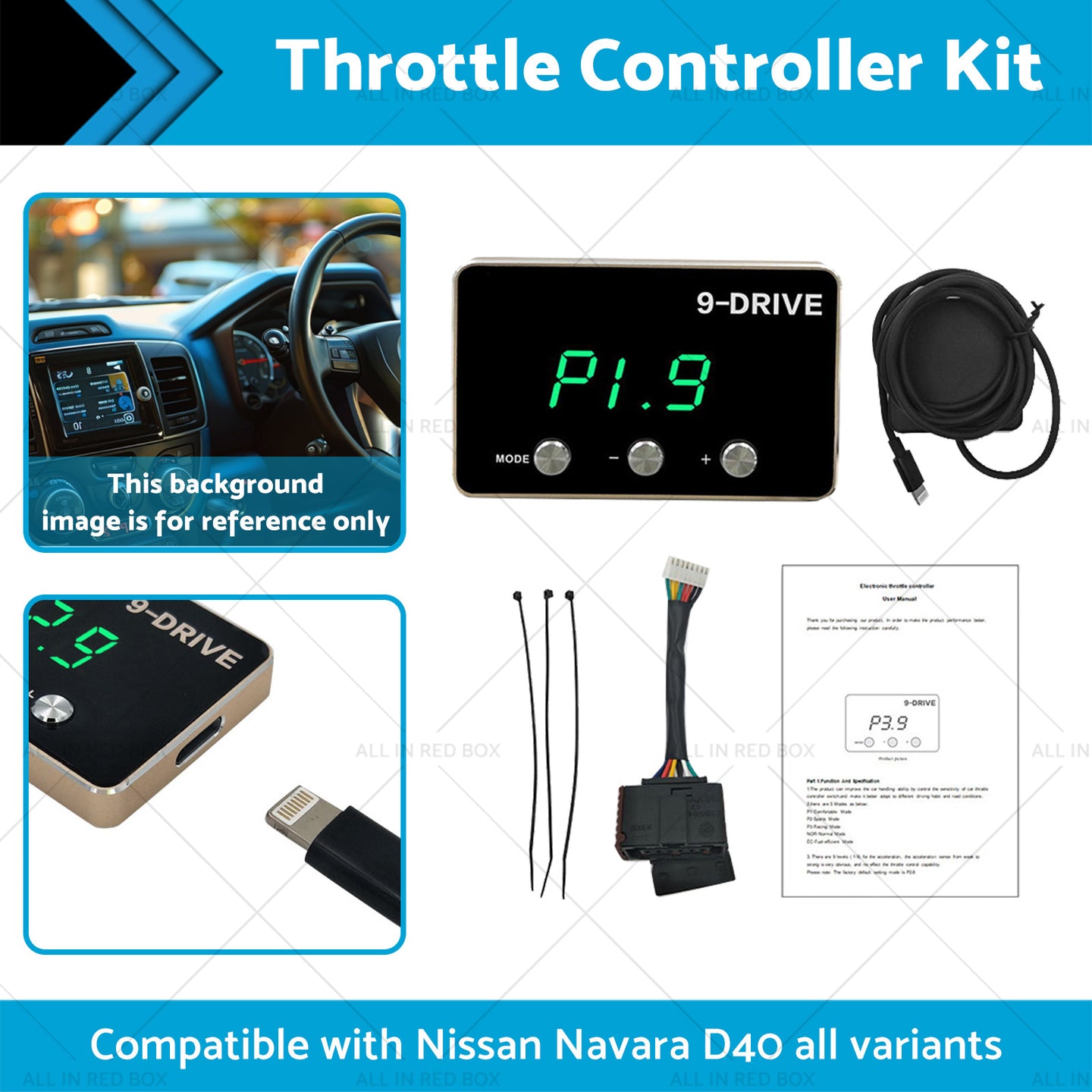 {{ Electronic Throttle Controller Kit Suitable for Nissan Navara D40 2006-2015 }} - Buy Car Parts Online at {{ Kaka Auto Parts }}.