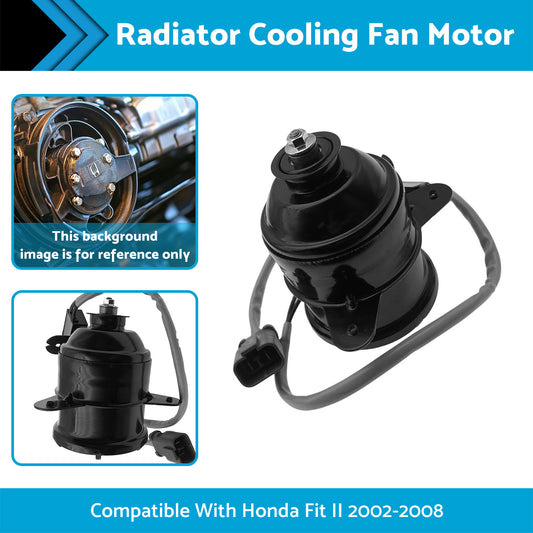 19030-PWA-J51 Radiator Cooling Fan Motor Suitable for Honda Fit II 2002-2008