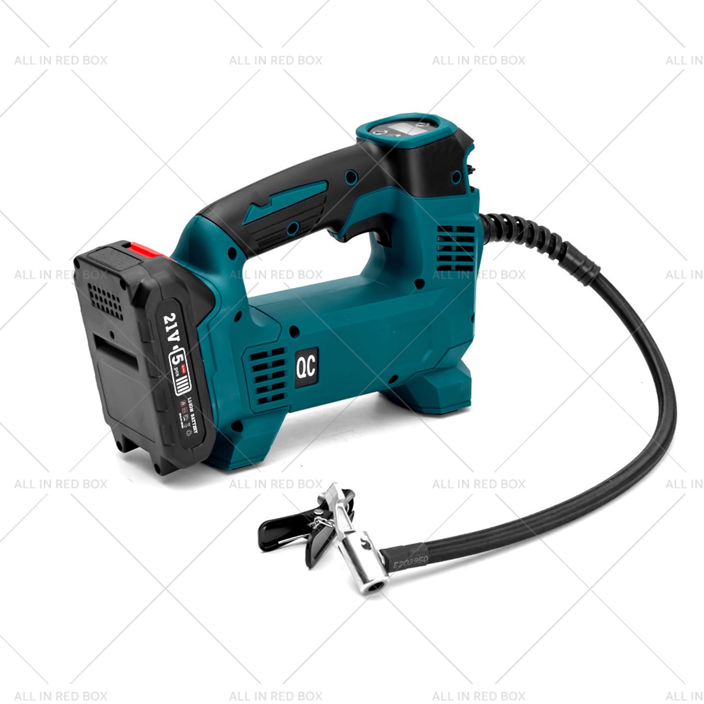 {{ Cordless Portable Tyre Inflator Pump w/ Battery Charger For Makita 18V Battery }} - Buy Car Parts Online at {{ Kaka Auto Parts }}.