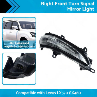 compare product Right Front Turn Signal Mirror Light Suitable for Lexus 13-20 GX460 LX570