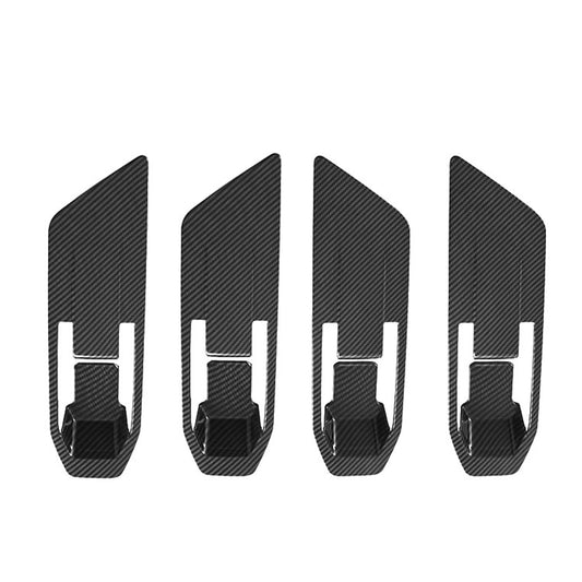 Carbon Fiber Inner Door Handle Cover Suitable For Mitsubishi Triton L200 23-25