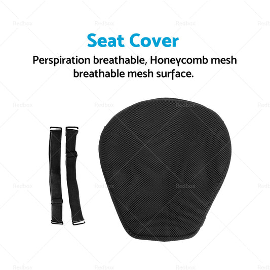 Universal Motorcycle Mesh Seat Cover Black Cloth Protector Suitable for Models