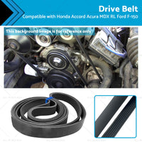 6PK2135 Drive Belt Suitable for Ford Mustang Honda Acura TL MDX RL 3. 7L 98-15