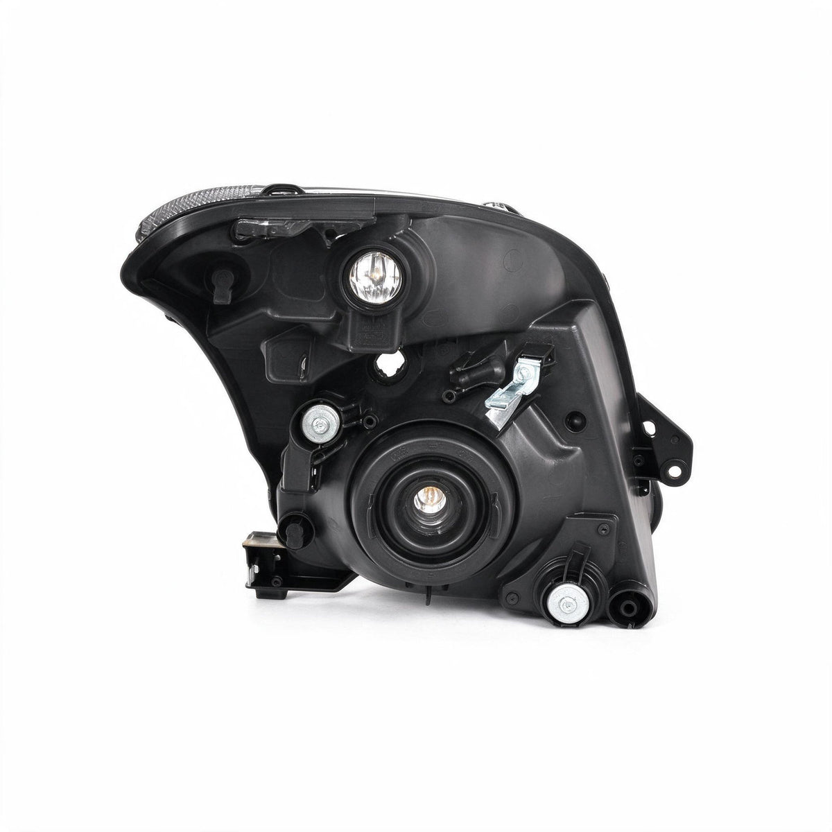 Headlight Assembly Set Black Housing with LED Globes Suitable for LH RH Front - ZT2