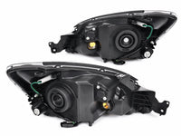 Chrome Headlight Assembly Set LH RH Suitable for Mitsubishi Lancer CH 2003-2012 - BD2