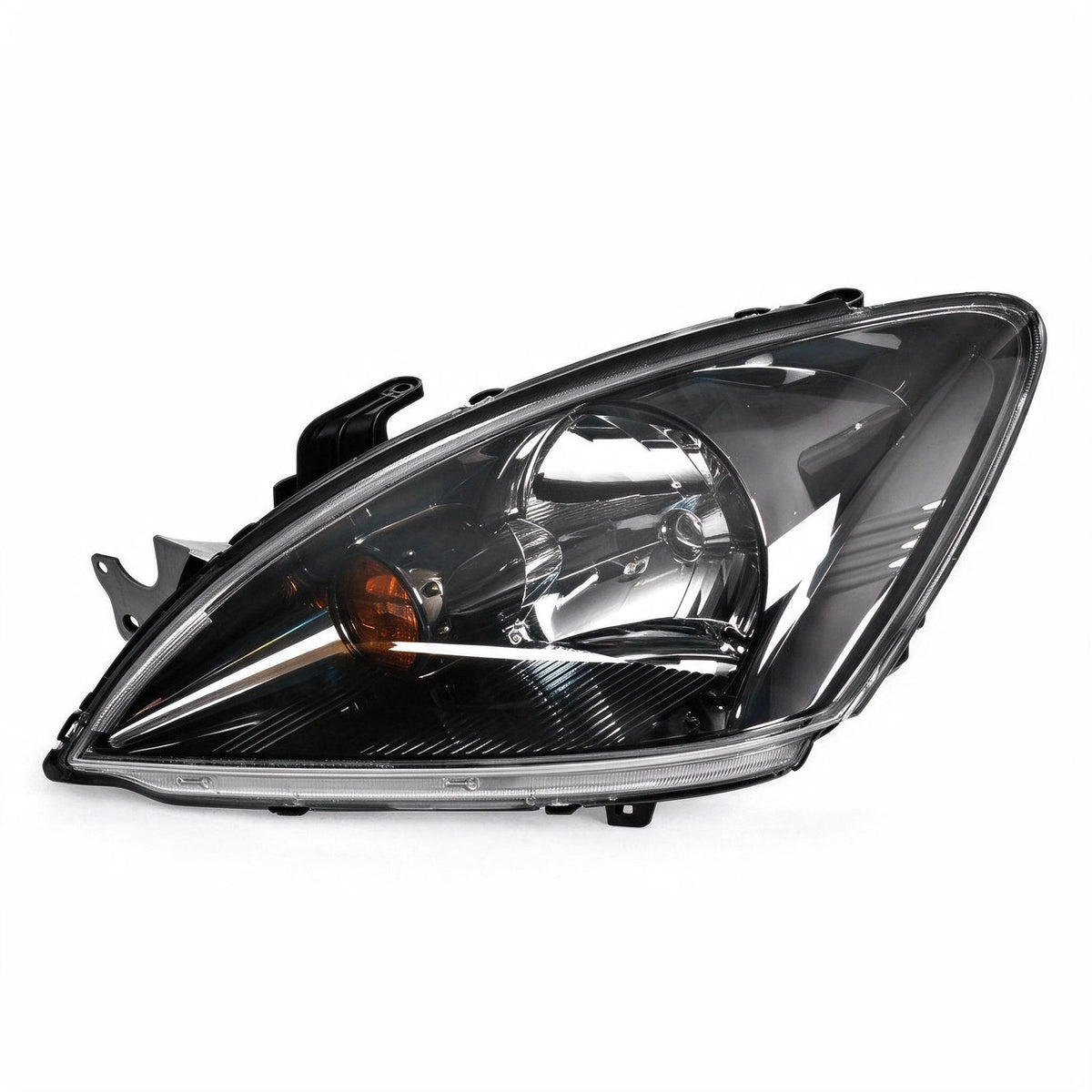 Head Light Assembly Black Housing Suitable for Mitsubishi Lancer CH 2003-2007 - ZT2