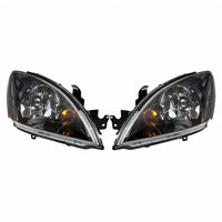 Head Light Assembly Black with LED Globes Suitable for Mitsubishi Lancer CH - BD1