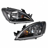 Headlight Assembly Black Housing Set LH RH Suitable for Mitsubishi Lancer CH - ZT2