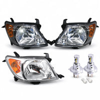 Head Light Assembly with H4 LED Globes Suitable for Toyota Hilux 1997-2005 - ZT2