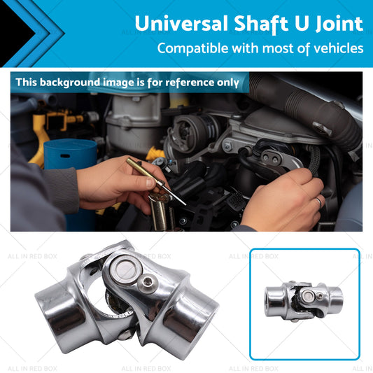 {{ 3 or 4 inch  Round x 3 or 4 inch  Round Stainless Steel Universal Single Steering Shaft U Joint }} - Buy Car Parts Online at {{ Kaka Auto Parts }}.