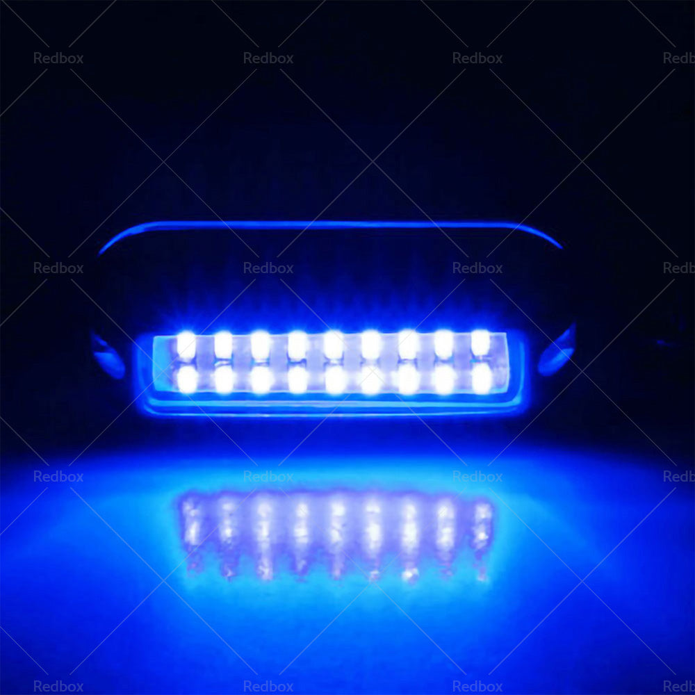 {{ 2x Blue 27LED Underwater Boat Marine Transom Light 316 Stainless Steel Pontoon }} - Buy Car Parts Online at {{ Kaka Auto Parts }}.