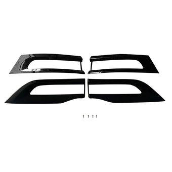 compare product 4x Gloss Tail Light Cover Trim Bezel Suitable For Jeep Grand Cherokee 2014-2020