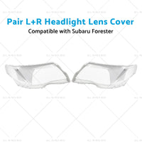 {{ Pair LR Headlight Lens Cover Replacements Suitable for Subaru Forester 08-12 }} - Buy Car Parts Online at {{ Kaka Auto Parts }}.