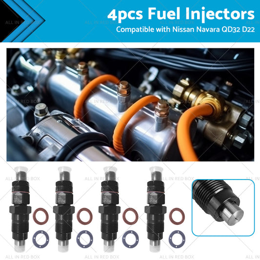 {{ 4PCS Desiel Fuel Injectors Suitable for Nissan Navara QD32 D22 3. 2L 1997-2001 }} - Buy Car Parts Online at {{ Kaka Auto Parts }}.
