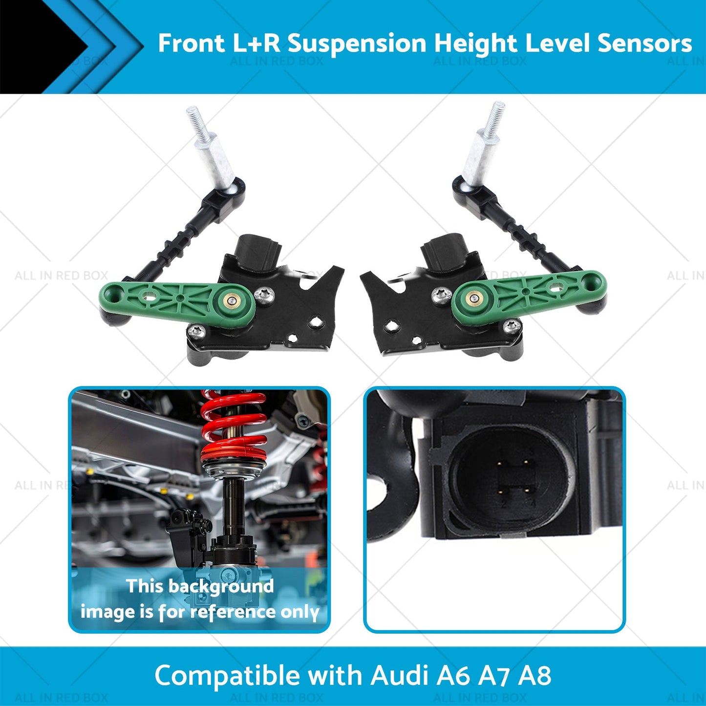 Front LR Suspension Height Level Sensors 4H0941285G Suitable for Audi A6 A7 A8