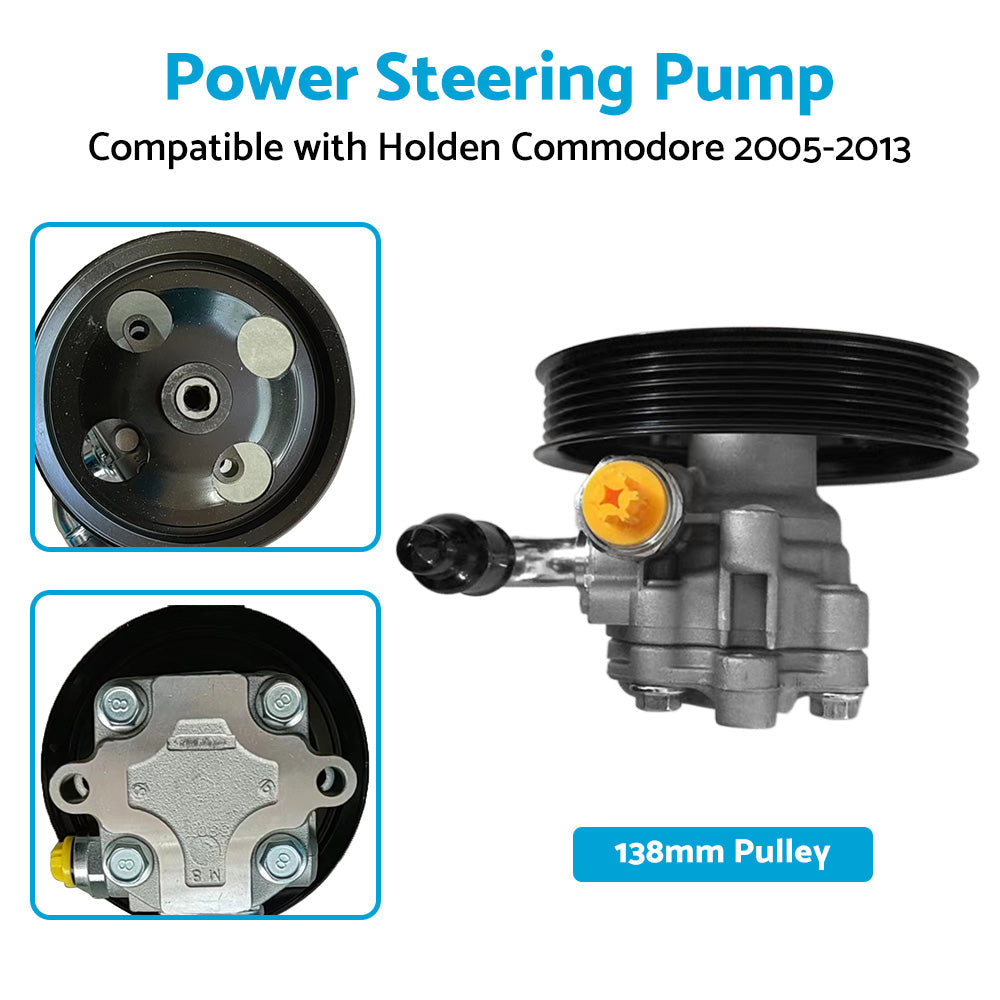 Power Steering Pump  and  Pulley For Holden Commodore 6. 0L V8 VE VZ L98  2005-2013