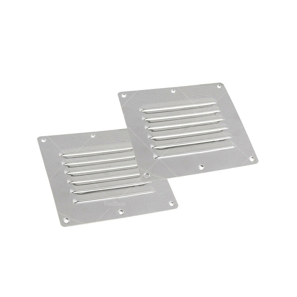 {{ 2PCS Stainless Steel Rectangular Air Vent For Caravan Boat Wall Eave Home }} - Buy Car Parts Online at {{ Kaka Auto Parts }}.