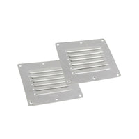{{ 2PCS Stainless Steel Rectangular Air Vent For Caravan Boat Wall Eave Home }} - Buy Car Parts Online at {{ Kaka Auto Parts }}.