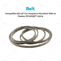{{ Belt Suitable For 38inch Cut Husqvarna Mcculloch Ride on Mowers MC16H38ST 193214 }} - Buy Car Parts Online at {{ Kaka Auto Parts }}.