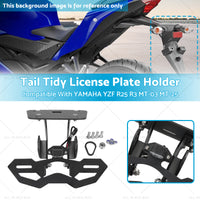 {{ Tail Tidy License Plate Holder Suitable For YAMAHA YZF R25 R3 MT-03 25 2014-2020 }} - Buy Car Parts Online at {{ Kaka Auto Parts }}.