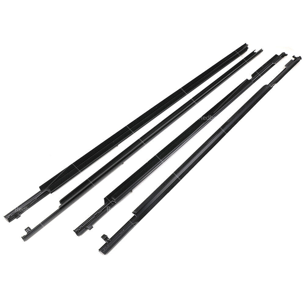 {{ 4x Door Glass Seal Weatherstrip Suitable For Toyota Landcruiser Prado 120 Series }} - Buy Car Parts Online at {{ Kaka Auto Parts }}.