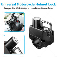 {{ Motorcycle Helmet Lock 22mm 25mm Handlebar Frame Tube Suitable For Harley }} - Buy Car Parts Online at {{ Kaka Auto Parts }}.